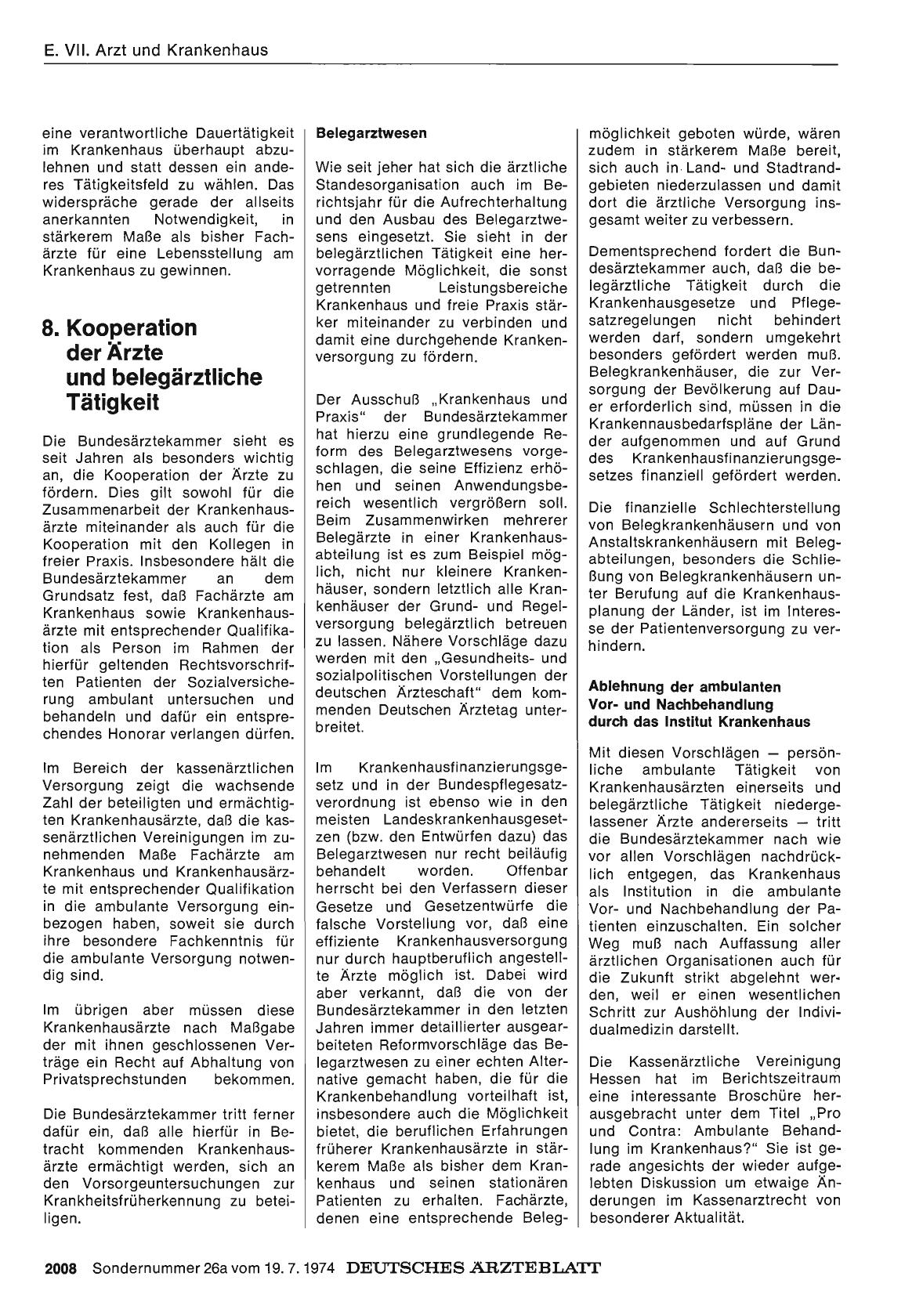 Vorschauseite 1: 8. Kooperation der Ärzte und belegärztliche Tätigkeit