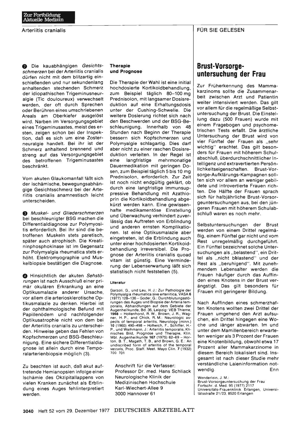 Vorschauseite 1: Brust-Vorsorgeuntersuchung der Frau