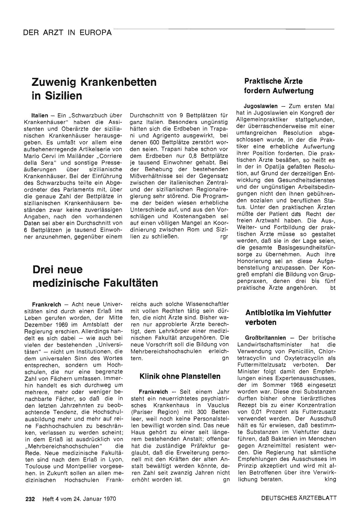 Vorschauseite 1: Zuwenig Krankenbetten in Sizilien