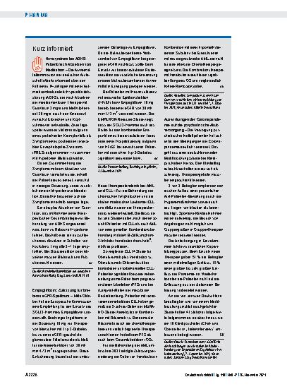 Vorschauseite 1: Kurz informiert