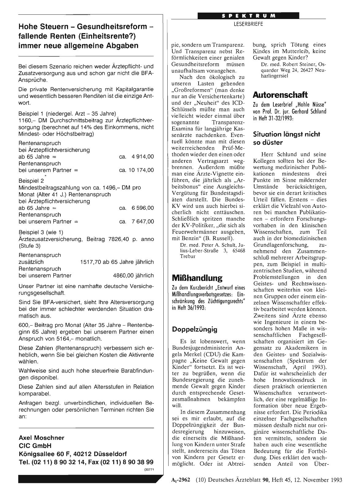 Vorschauseite 1: Autorenschaft: Situation längst nicht so düster
