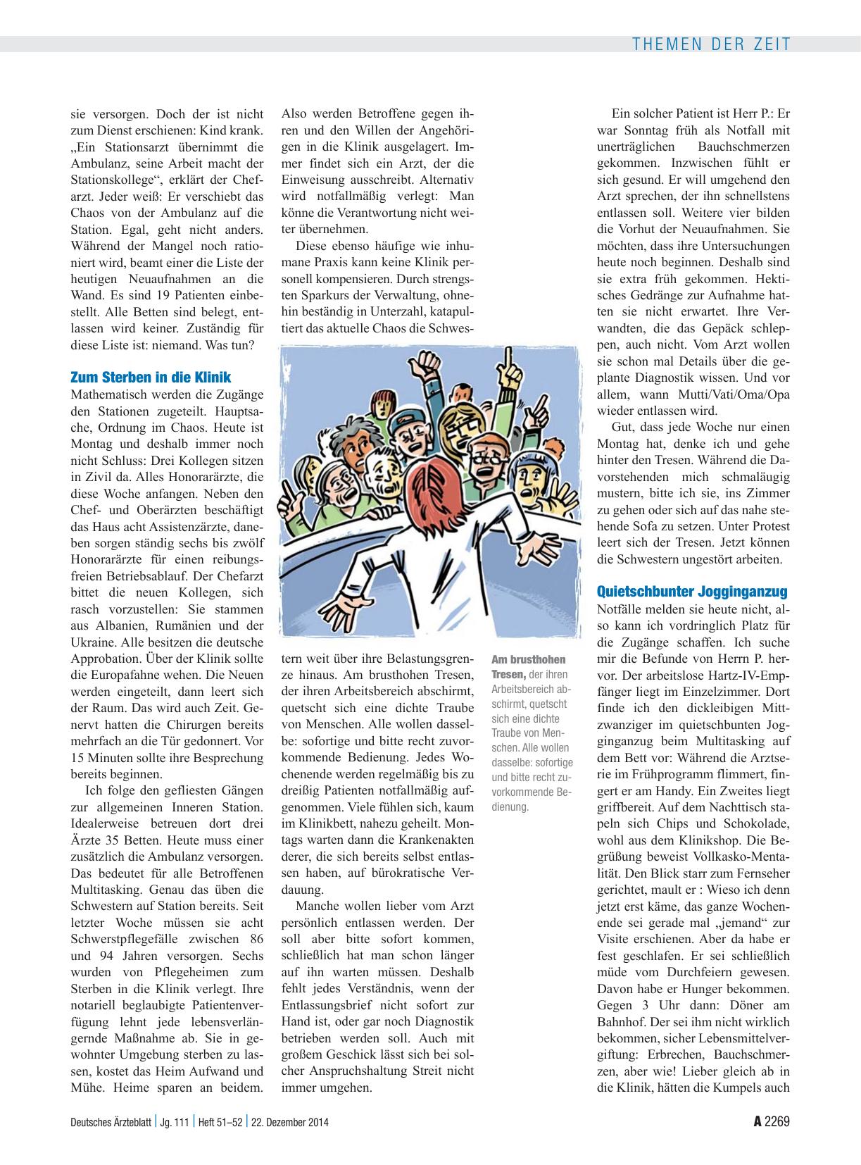 Vorschauseite 2: Erfahrungsbericht: Katastrophe Krankenhaus