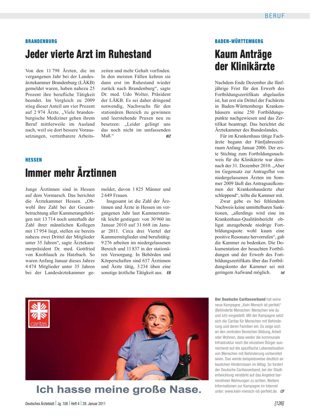 Vorschauseite 1: Baden-Württemberg: Kaum Anträge der Klinikärzte