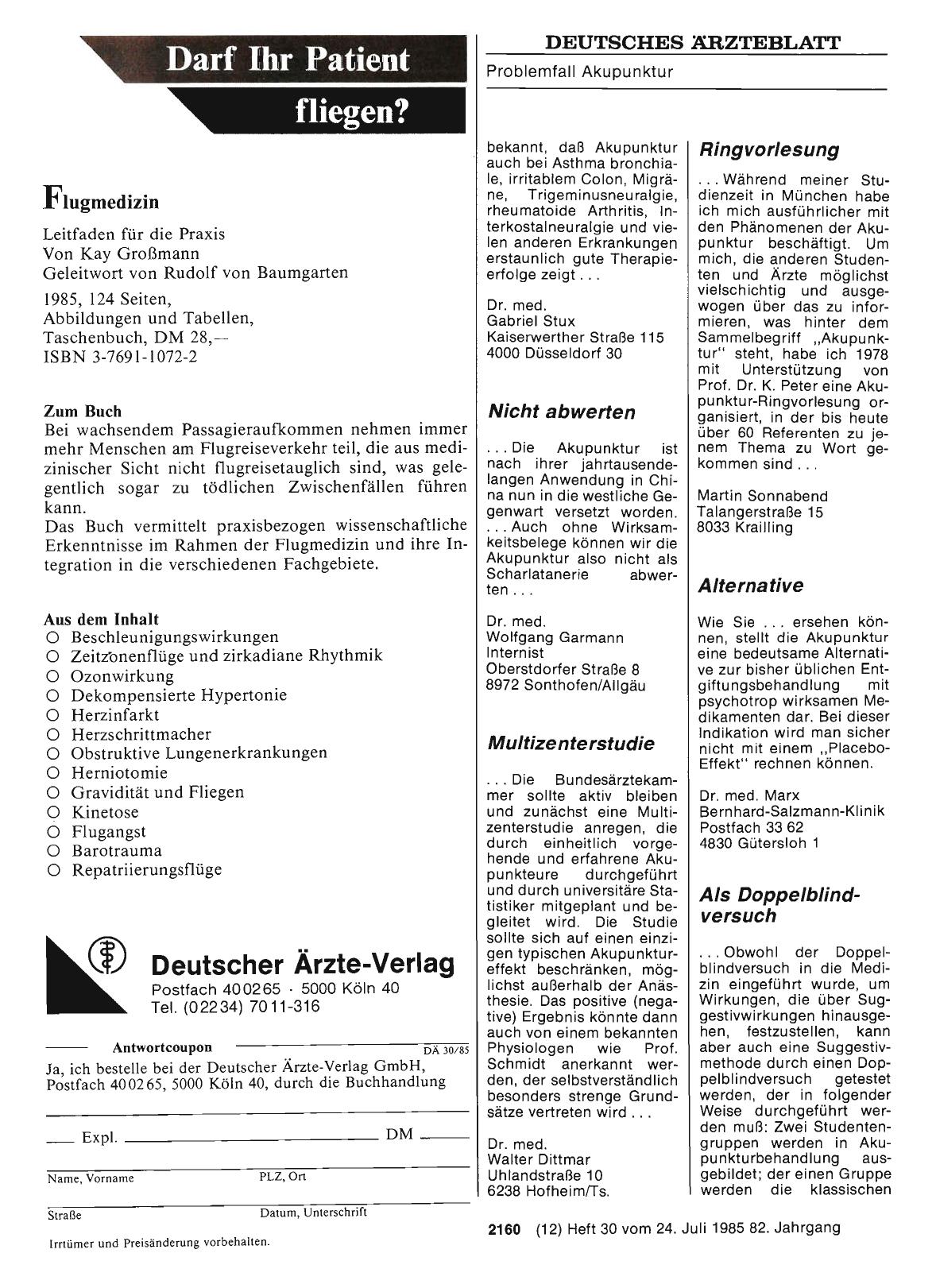 Vorschauseite 1: Die Akupunktur: Probleme der wissenschaftlichen Anerkennung und Einsatzmöglichkeiten 0): Ringvorlesung