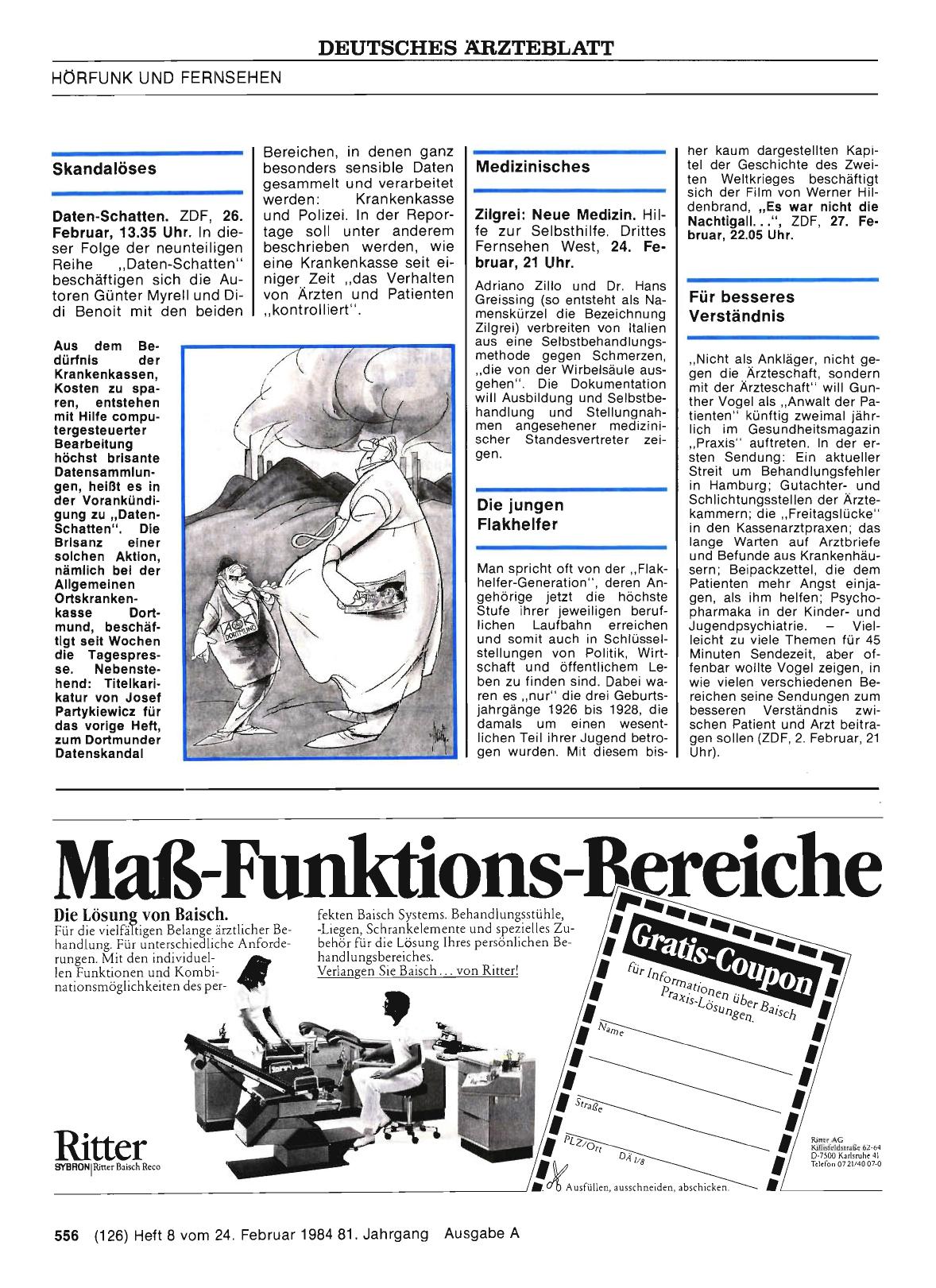 Vorschauseite 1: Skandalöses/ Medizinisches/ Die jungen Flakhelfer/ Für besseres Verständnis