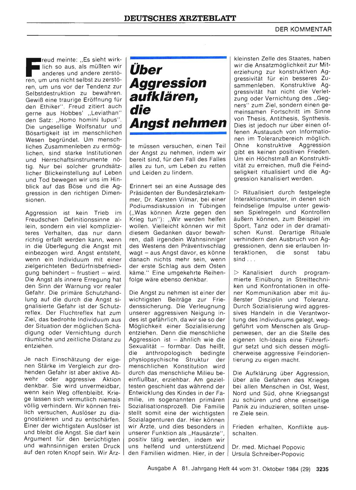 Vorschauseite 1: ÄrzÜber Aggression aufklären, die Angst nehmen