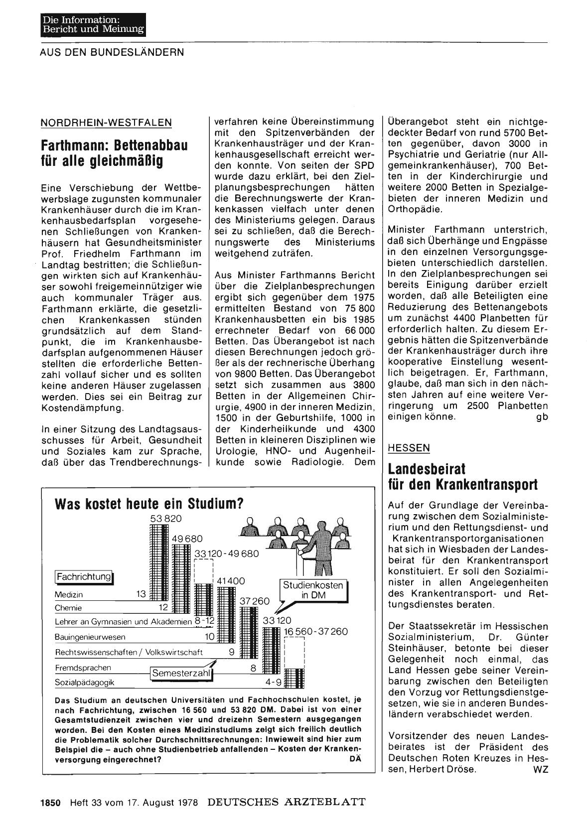 Vorschauseite 1: Hessen: Landesbeirat für den Krankentransport