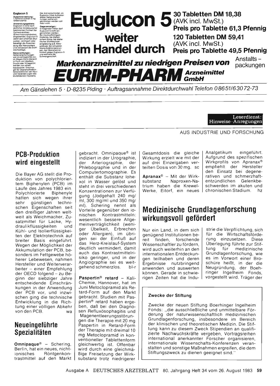 Vorschauseite 1: Medizinische Grundlagenforschung wirkungsvoll gefördert
