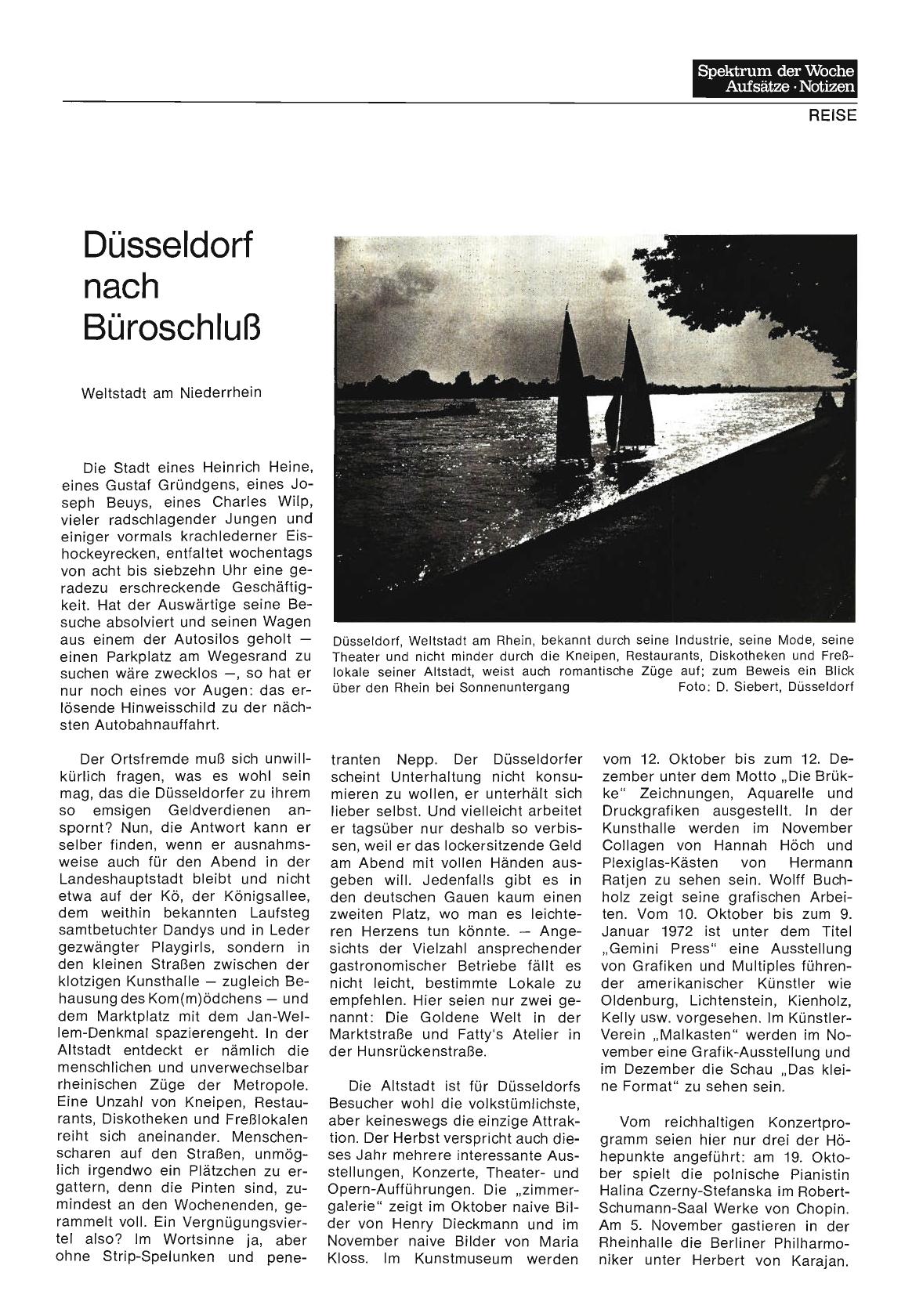 Vorschauseite 1: Düsseldorf nach Büroschluß