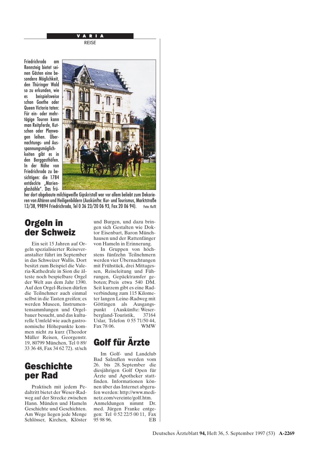 Vorschauseite 1: Friedrichroda am Rennsteig