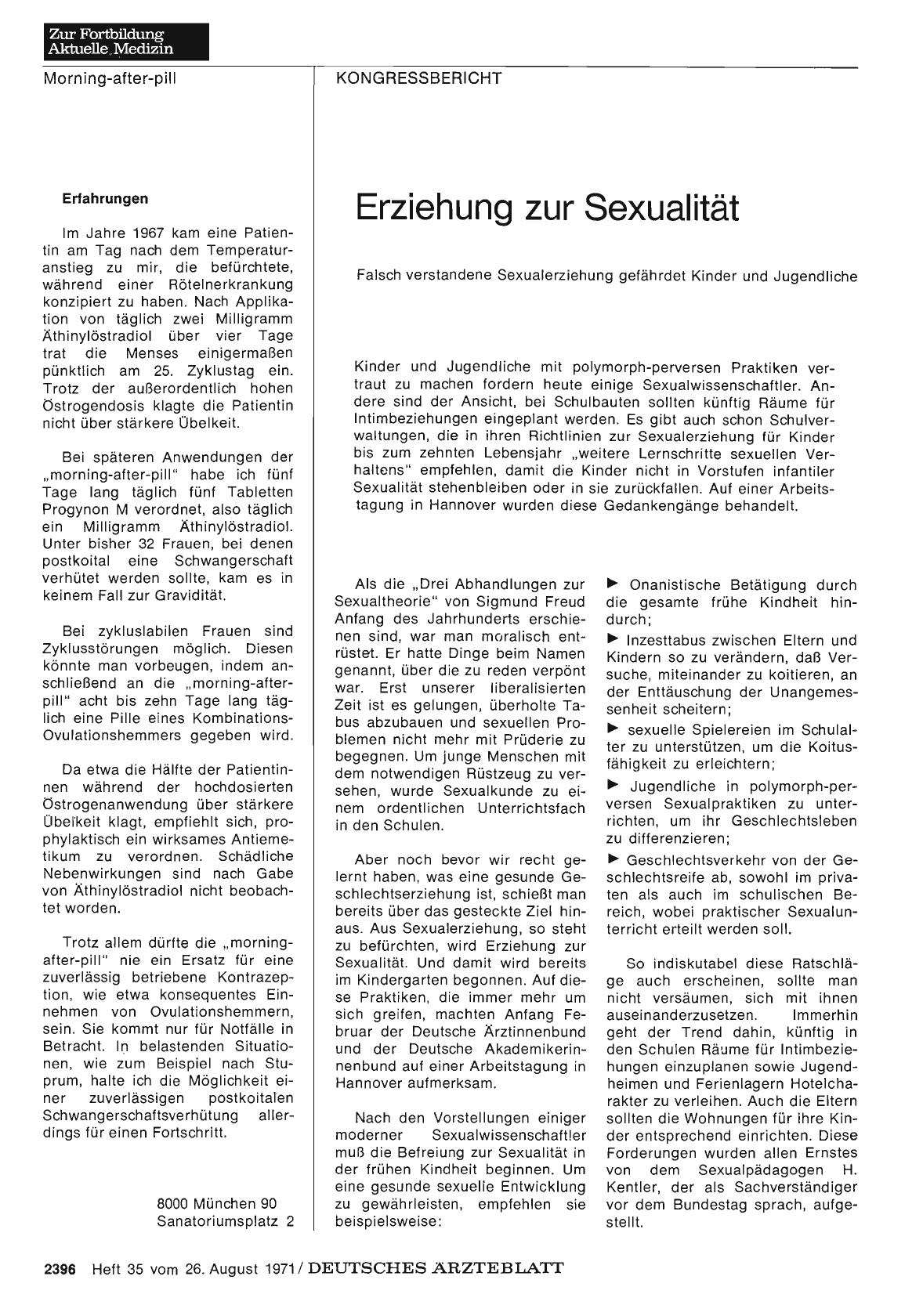 Vorschauseite 1: Erziehung zur Sexualität