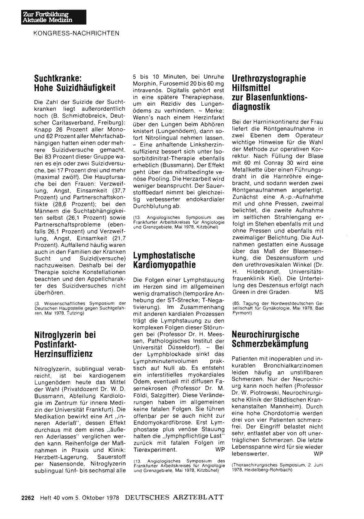 Vorschauseite 1: Urethrozystographie Hilfsmittel zur Blasenfunktionsdiagnostik