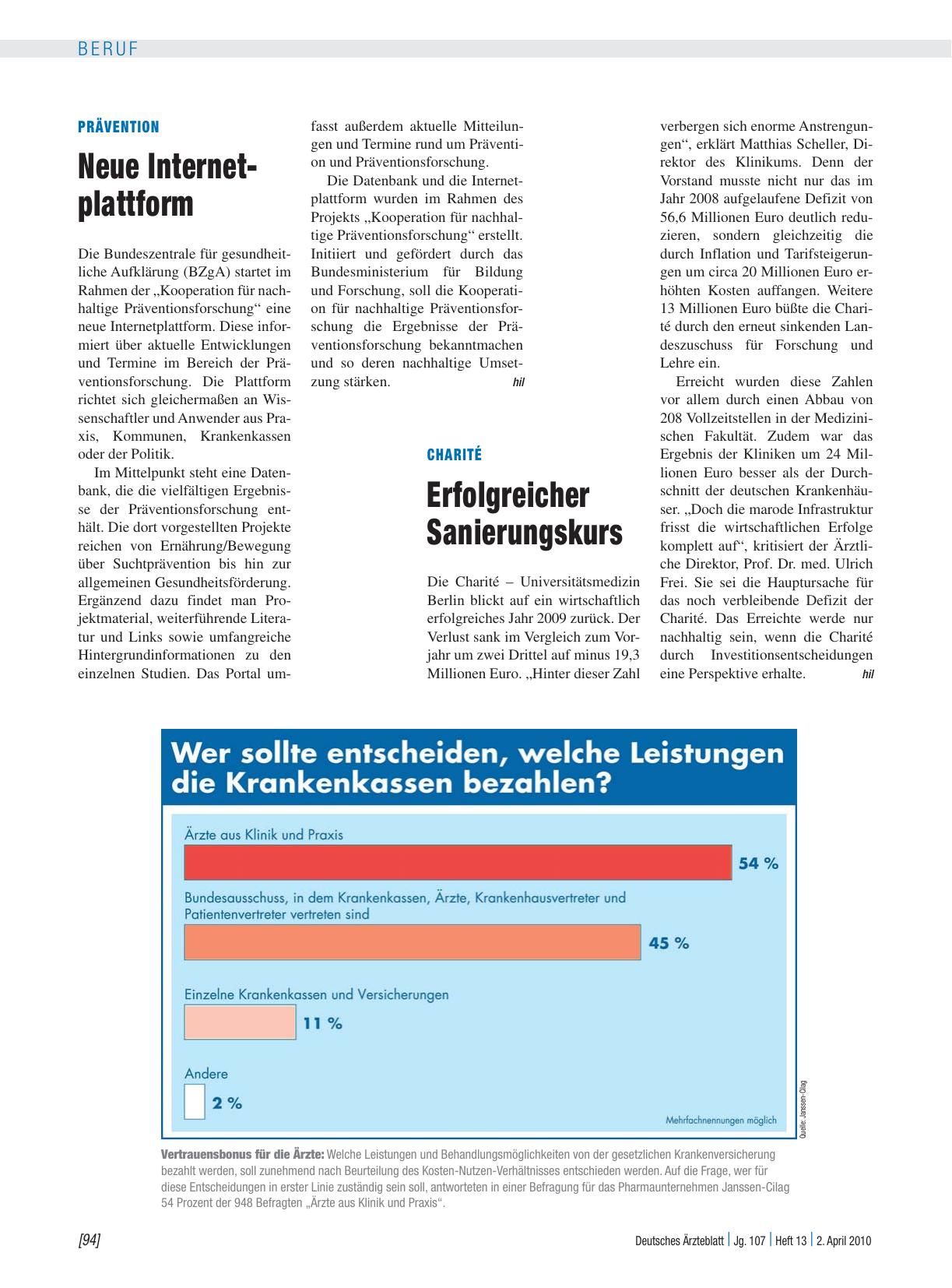 Vorschauseite 1: Prävention: Neue Internetplattform