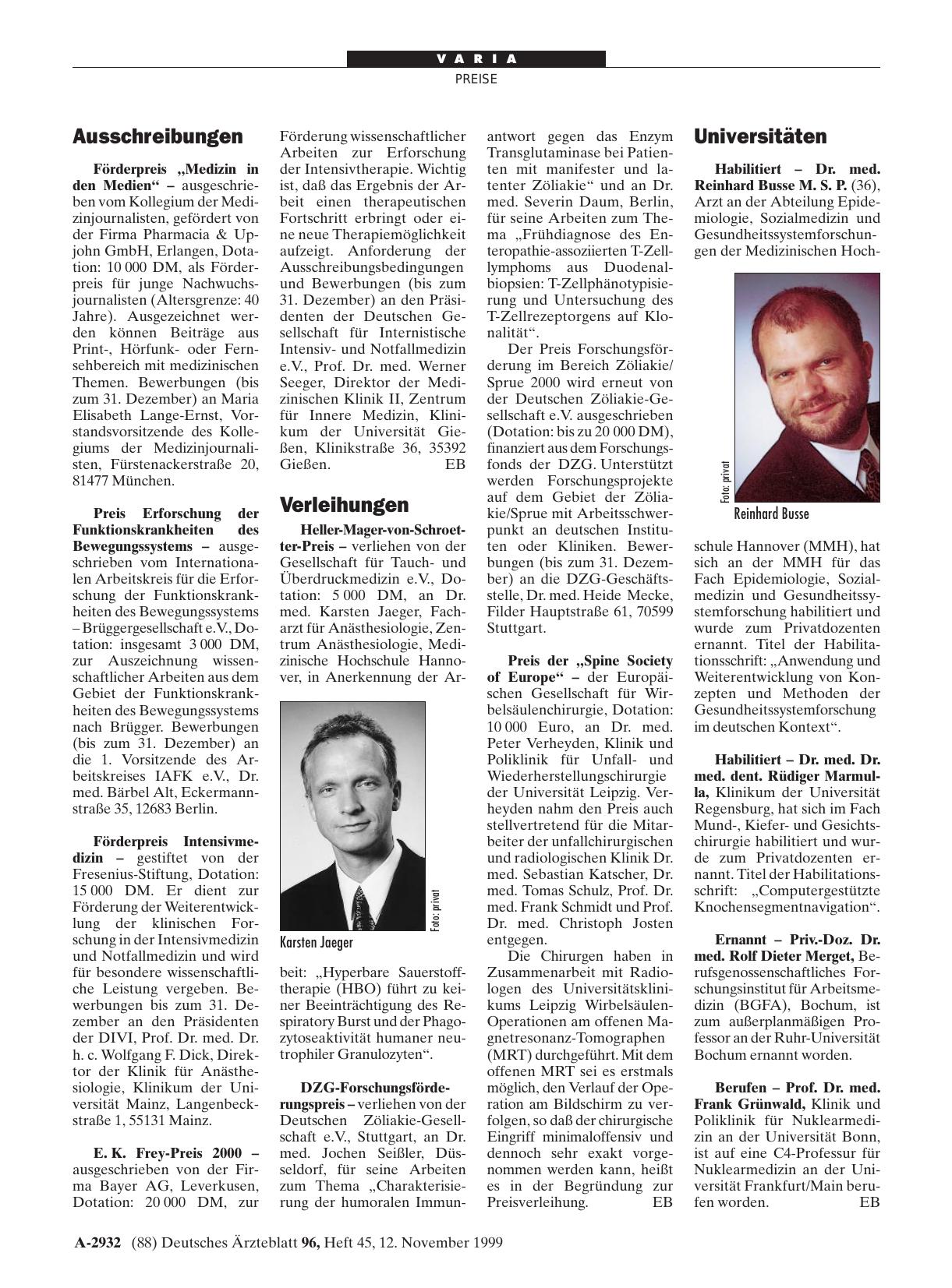 Vorschauseite 1: Universitäten