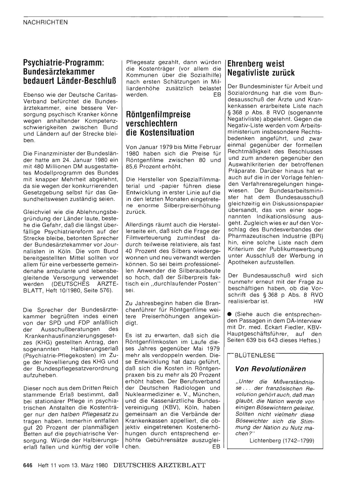 Vorschauseite 1: Röntgenfilmpreise verschlechtern die Kostensituation