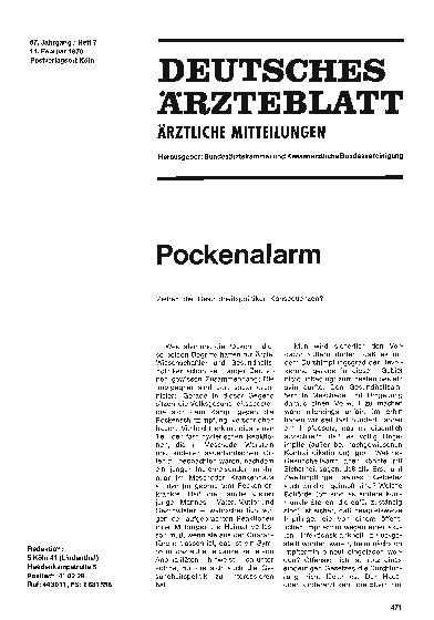 Vorschauseite 1: Pockenalarm