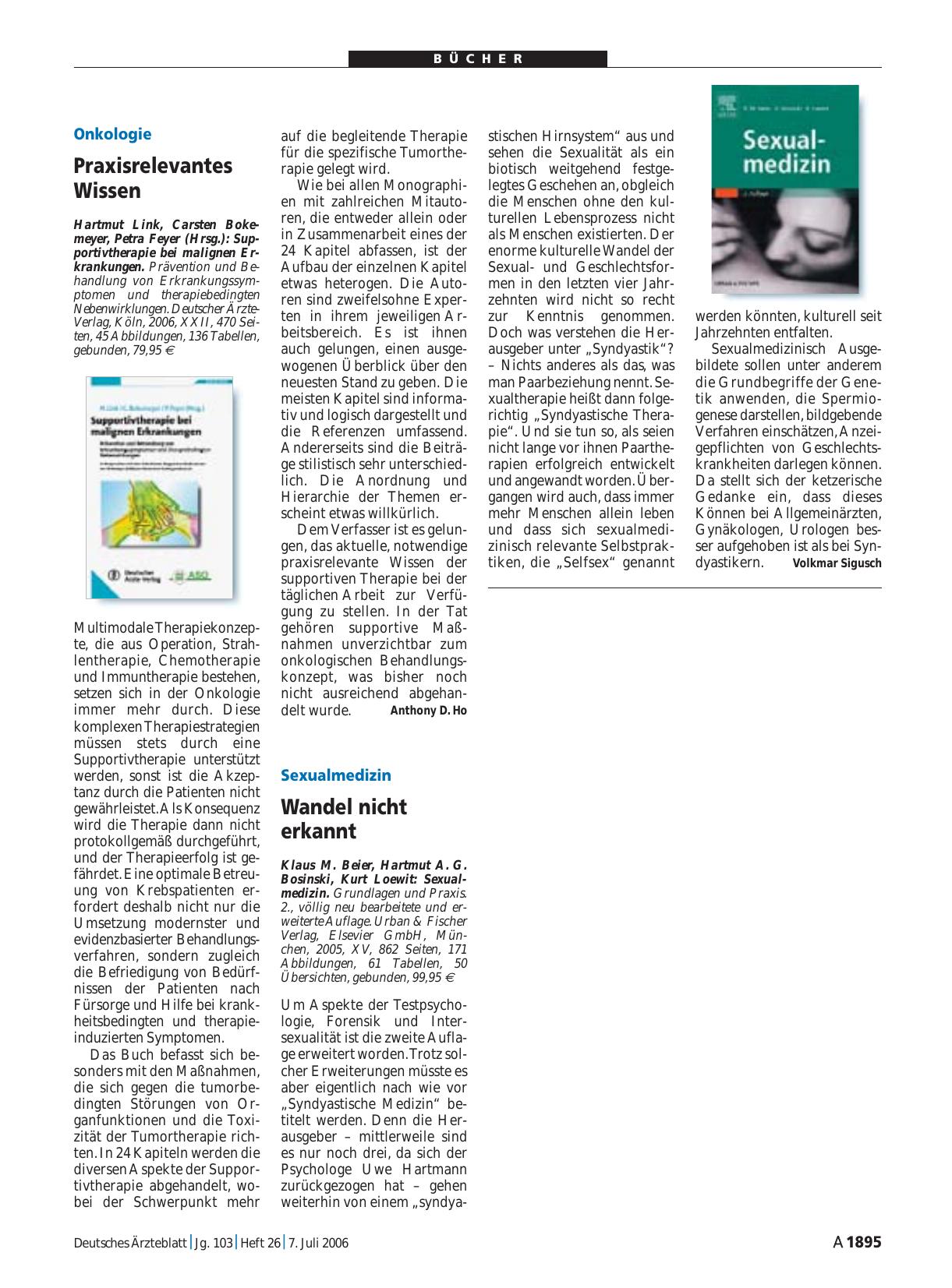 Vorschauseite 1: Supportivtherapie bei malignen Erkrankungen. Prävention und Behandlung von Erkrankungssymptomen und therapiebedingten Nebenwirklungen