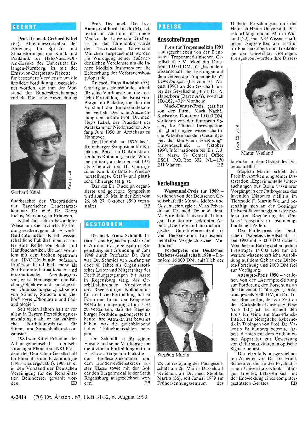Vorschauseite 1: Preise