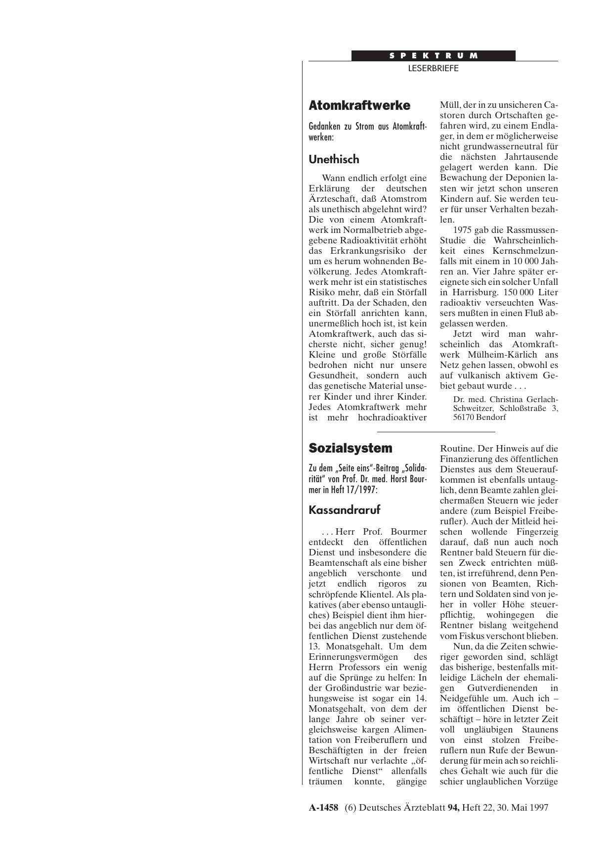 Vorschauseite 1: Atomkraftwerke: Unethisch