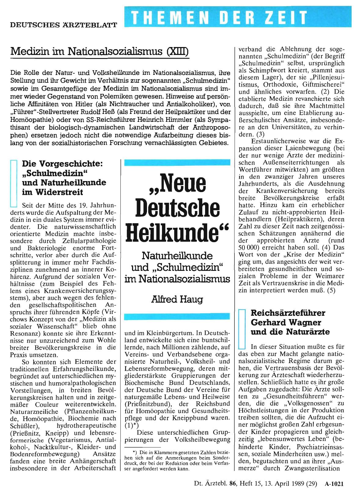 Vorschauseite 1: „Neue Deutsche Heilkunde“