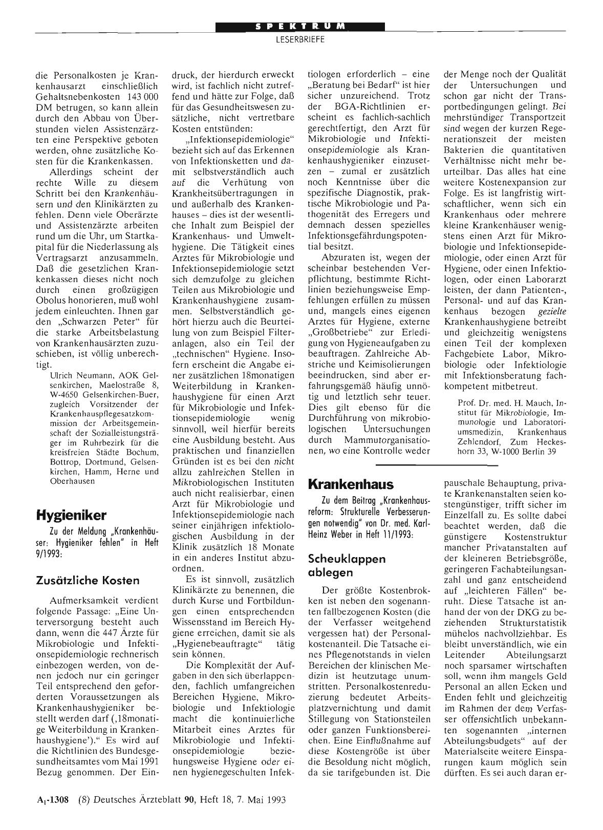 Vorschauseite 1: Krankenhaus: Scheuklappen ablegen