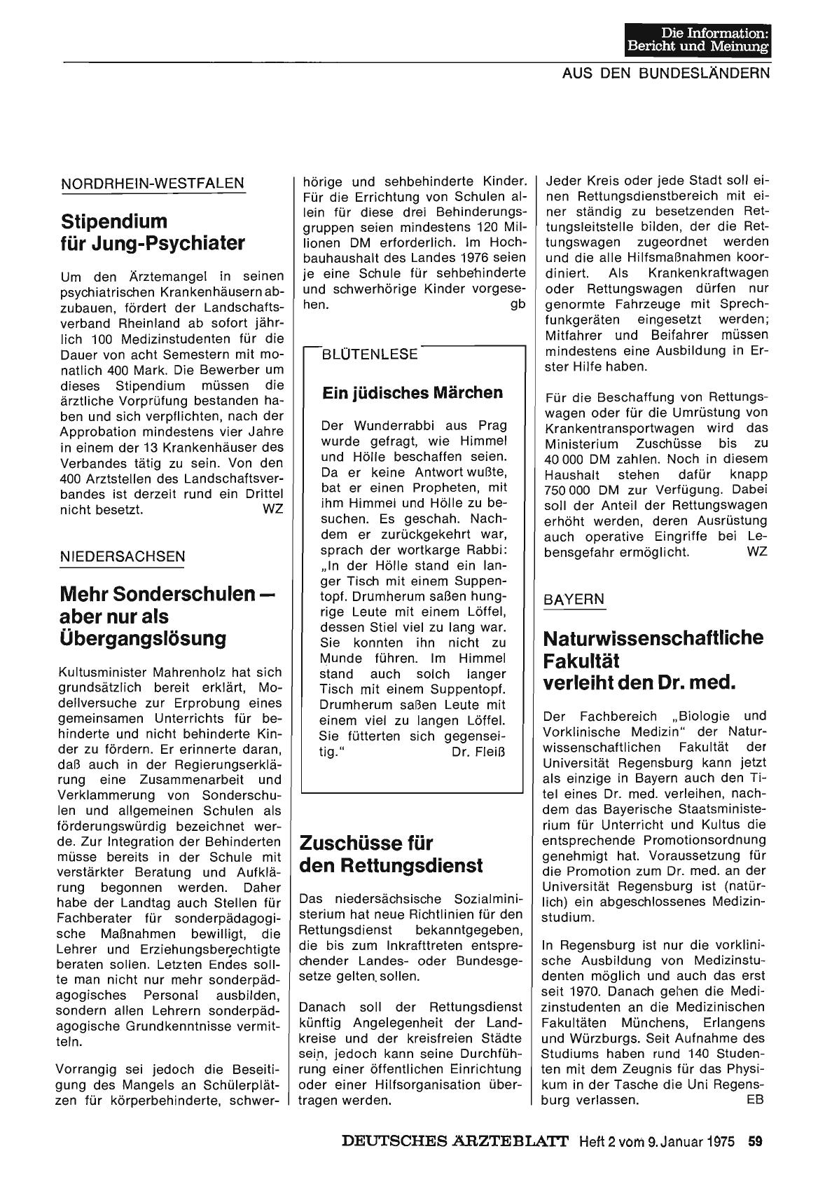Vorschauseite 1: Bayern: Naturwissenschaftliche Fakultät verleiht den Dr. med.