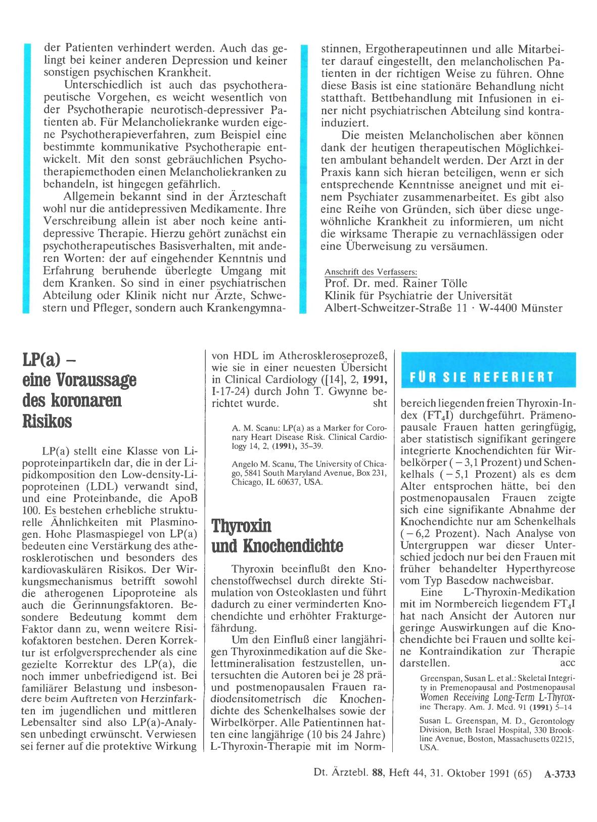 Vorschauseite 1: LP(a) — eine Voraussage des koronaren Risikos