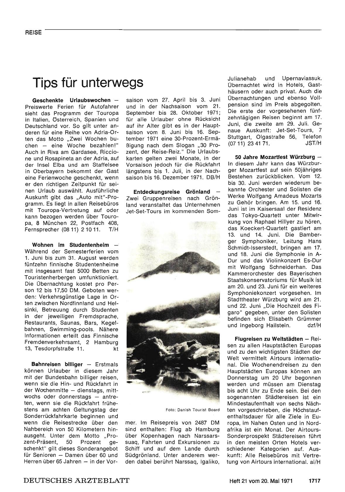Vorschauseite 1: Tips für unterwegs