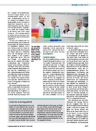 Vorschauseite 3: Gerichtsmedizin: Mit Sachlichkeit gegen das Grauen