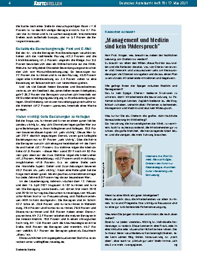 Vorschauseite 1: „Management und Medizin sind kein Widerspruch“