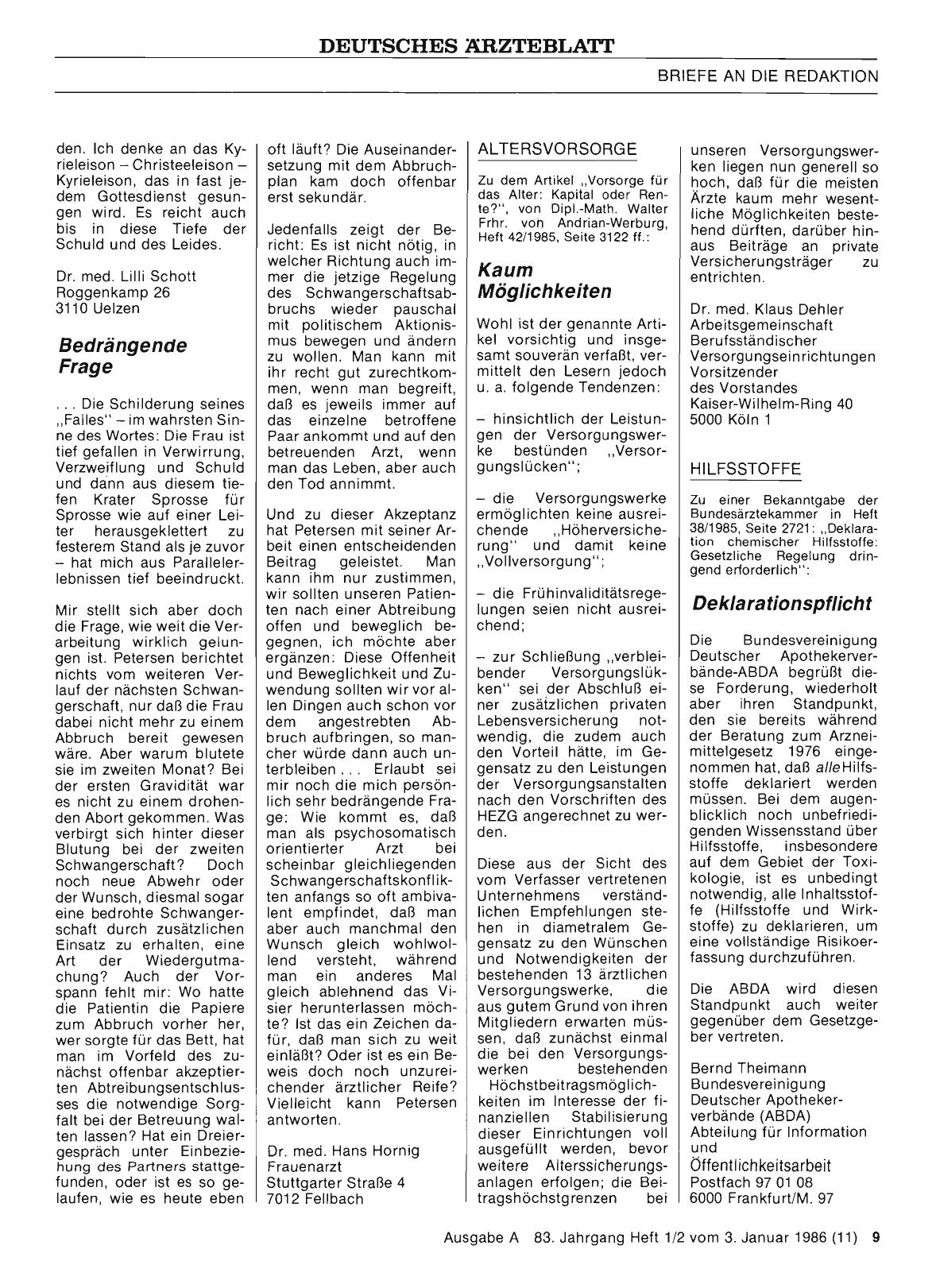 Vorschauseite 1: HILFSSTOFFE: Deklarationspflicht