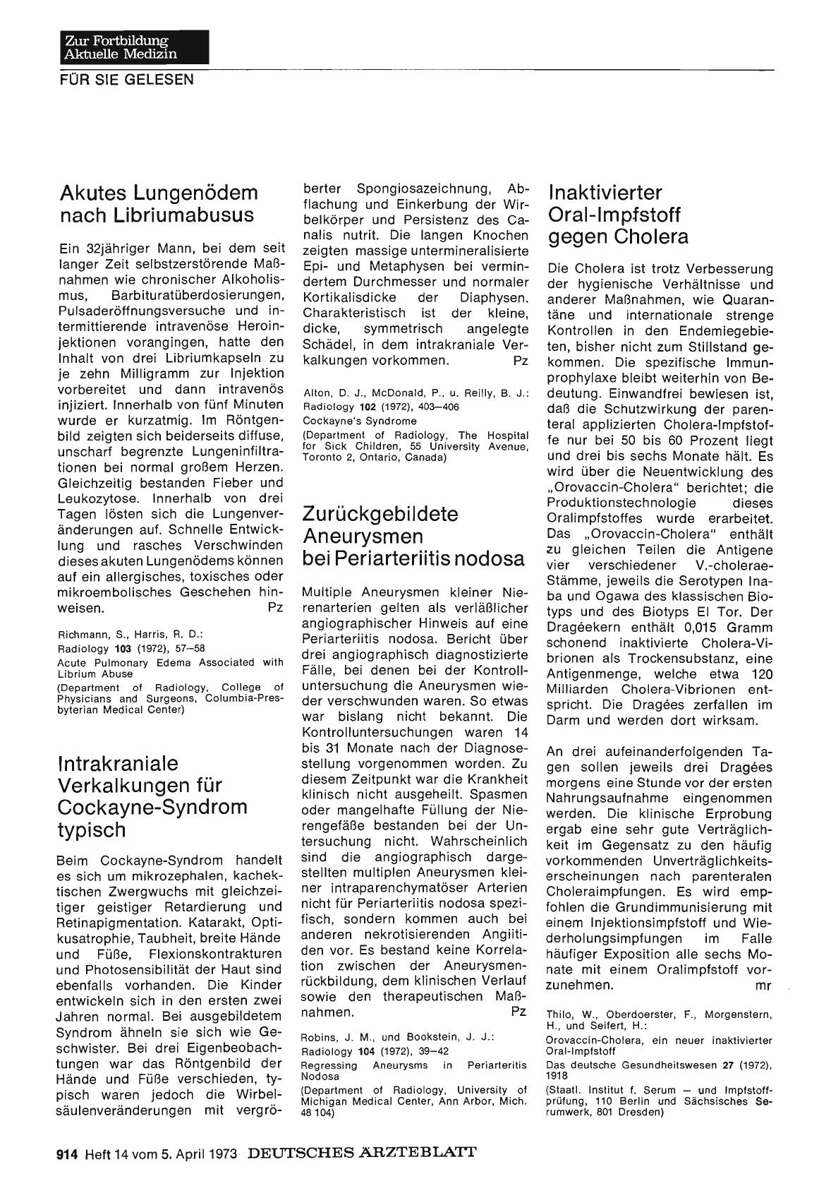 Vorschauseite 1: Akutes Lungenödem nach Libriumabusus