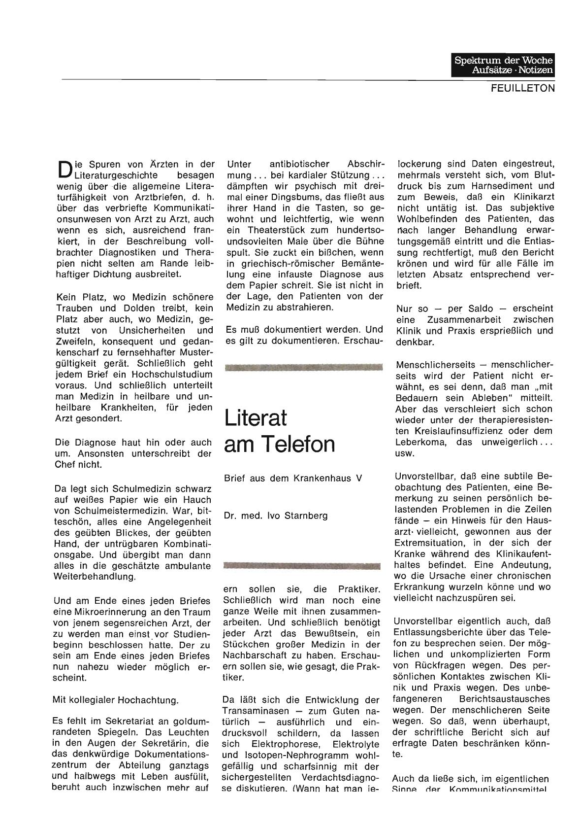 Vorschauseite 1: Literat am Telefon
