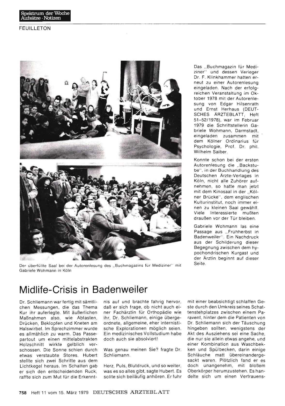 Vorschauseite 1: Midlife-Crisis in Badenweiler