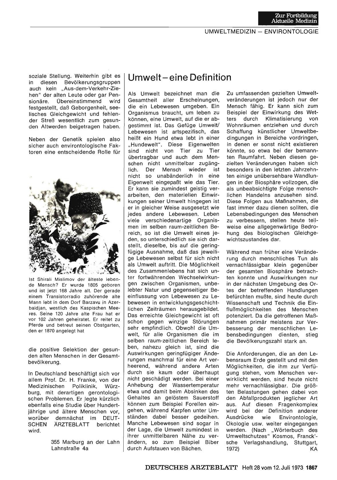Vorschauseite 1: Umwelt—eine Definition