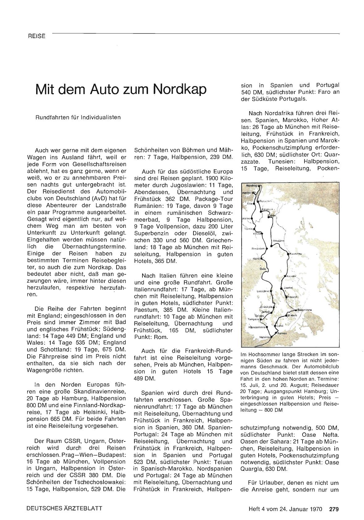 Vorschauseite 1: Mit dem Auto zum Nordkap