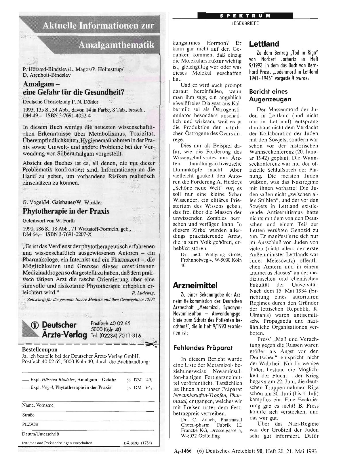Vorschauseite 1: Lettland: Bericht eines Augenzeugen