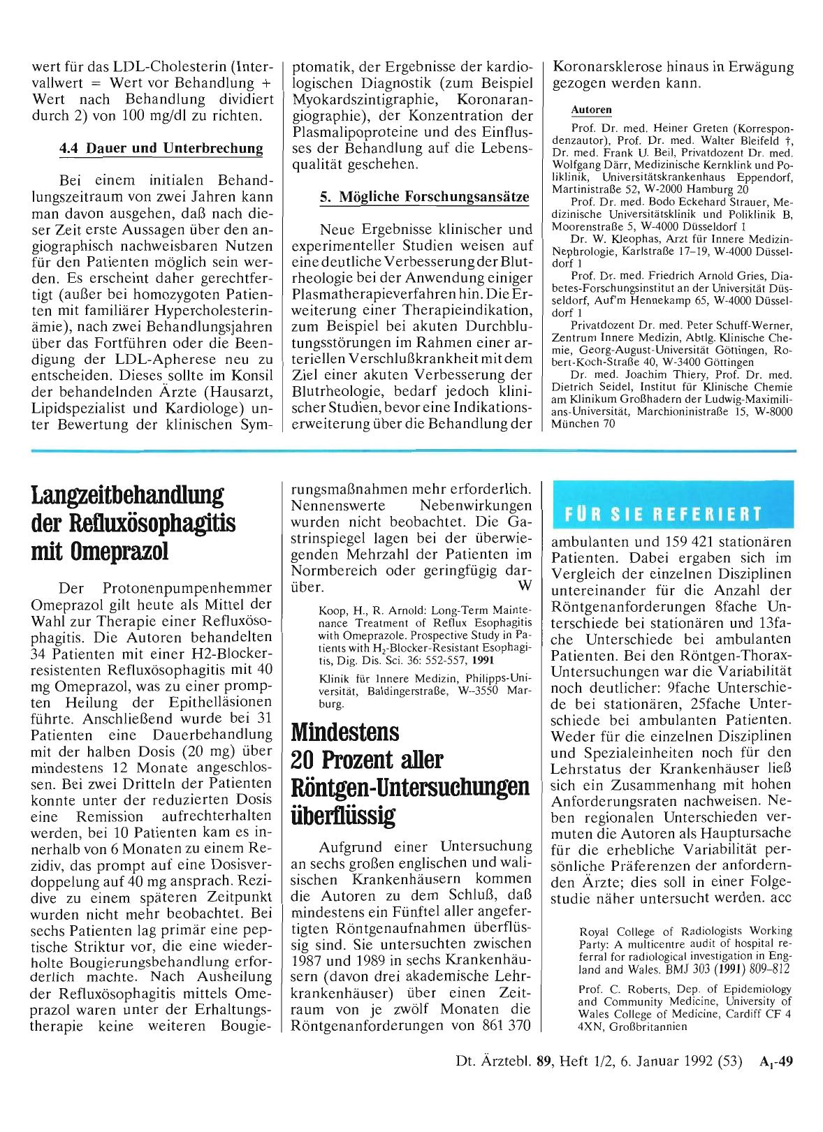 Vorschauseite 1: Mindestens 20 Prozent aller Röntgen-Untersuchungen überflüssig