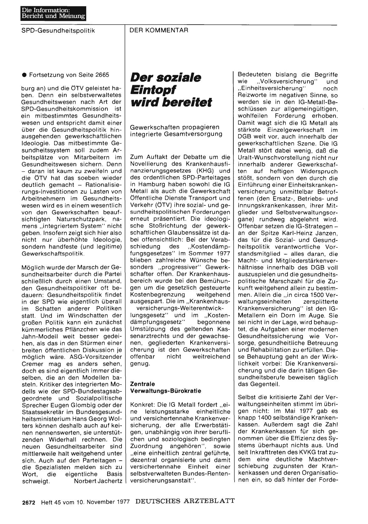 Vorschauseite 1: Der Marsch der Gesundheitsarbeiter durch die Partei-Institutionen (Teil 2)