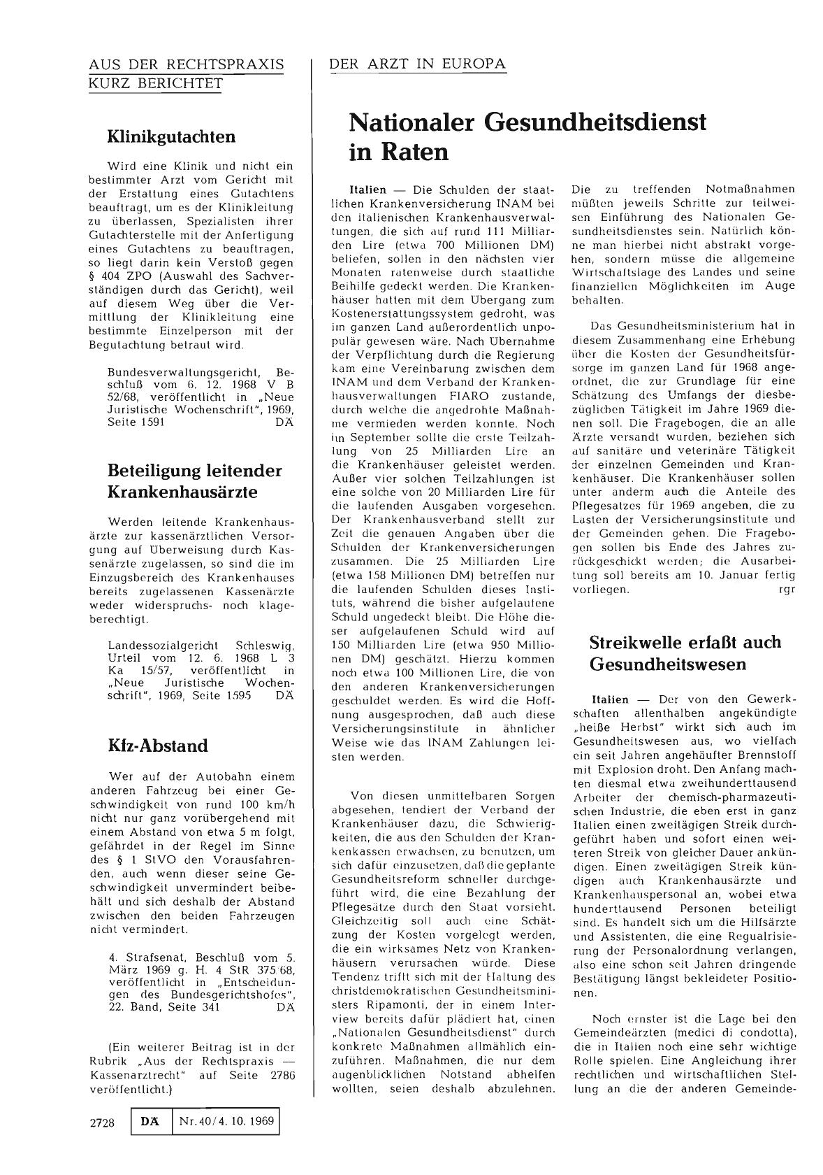 Vorschauseite 1: Klinikgutachten