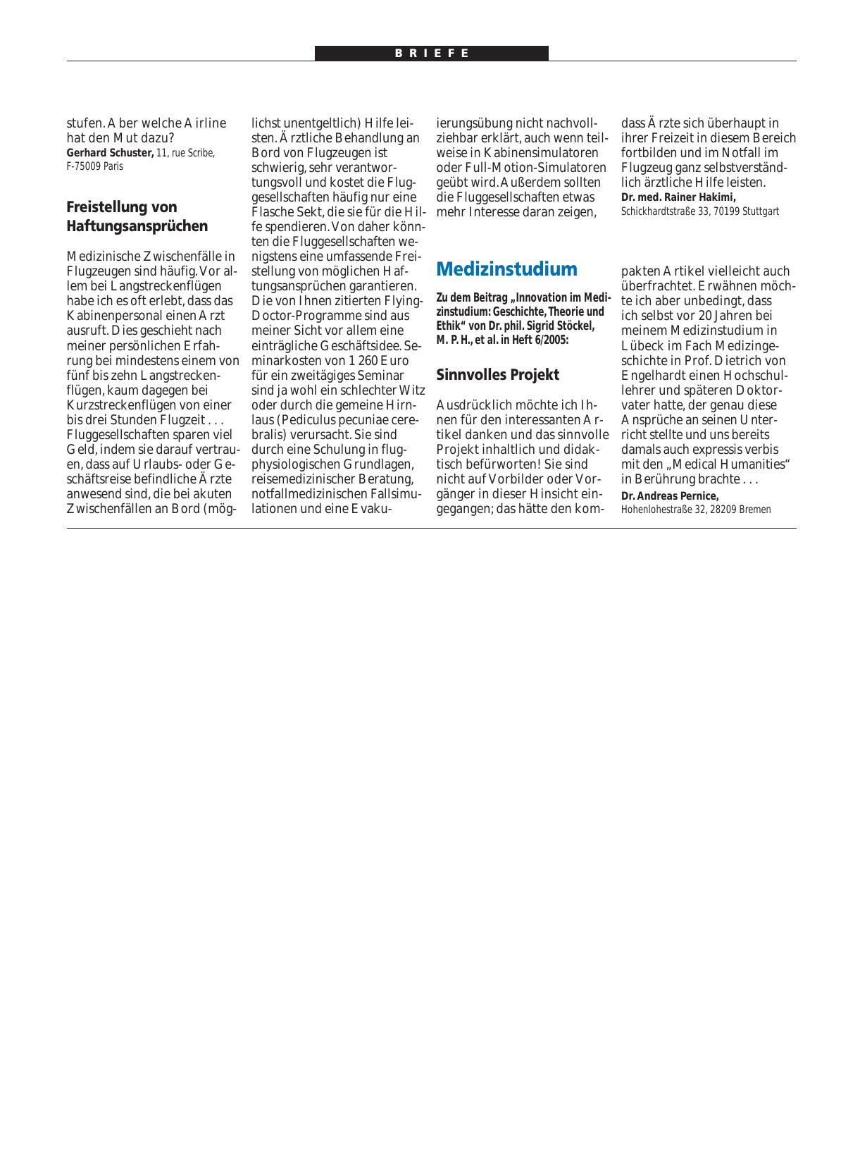 Vorschauseite 1: Notfallmedizin: Freistellung von Haftungsansprüchen