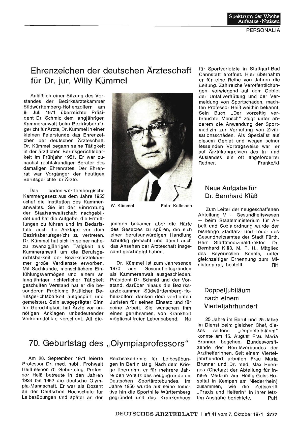 Vorschauseite 1: Doppeljubiläum nach einem Vierteljahrhundert