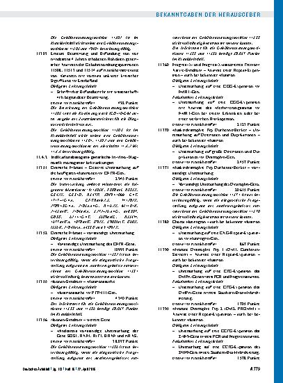 Vorschauseite 4: Beschluss des Bewertungsausschusses nach § 87 Abs. 1 Satz 1 SGB V in seiner 372. Sitzung am 11. März 2016 zur Änderung des Einheitlichen Bewertungsmaßstabes (EBM)