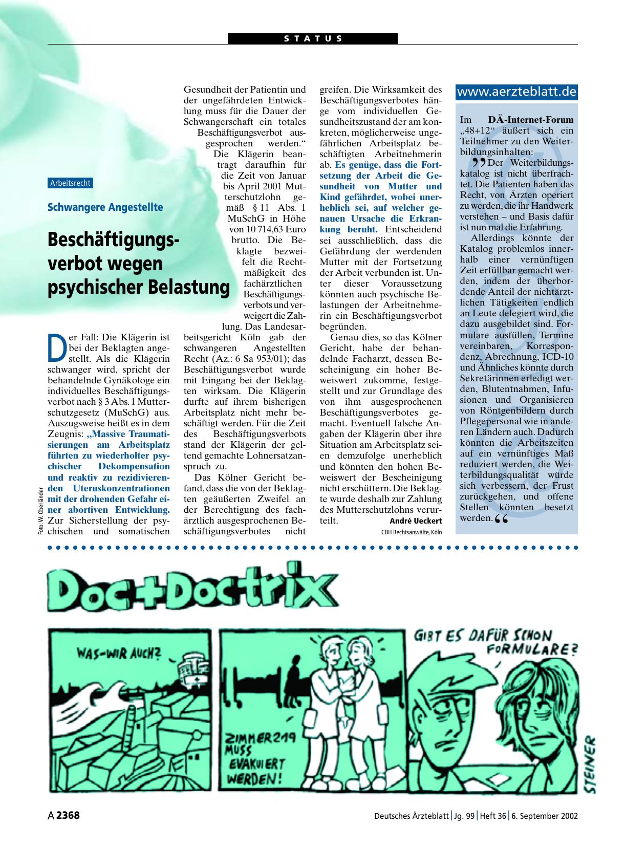 Vorschauseite 1: www. aerzteblatt. de