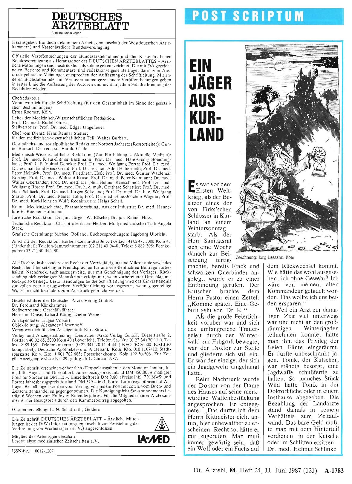 Vorschauseite 1: Ein Jäger aus Kurland