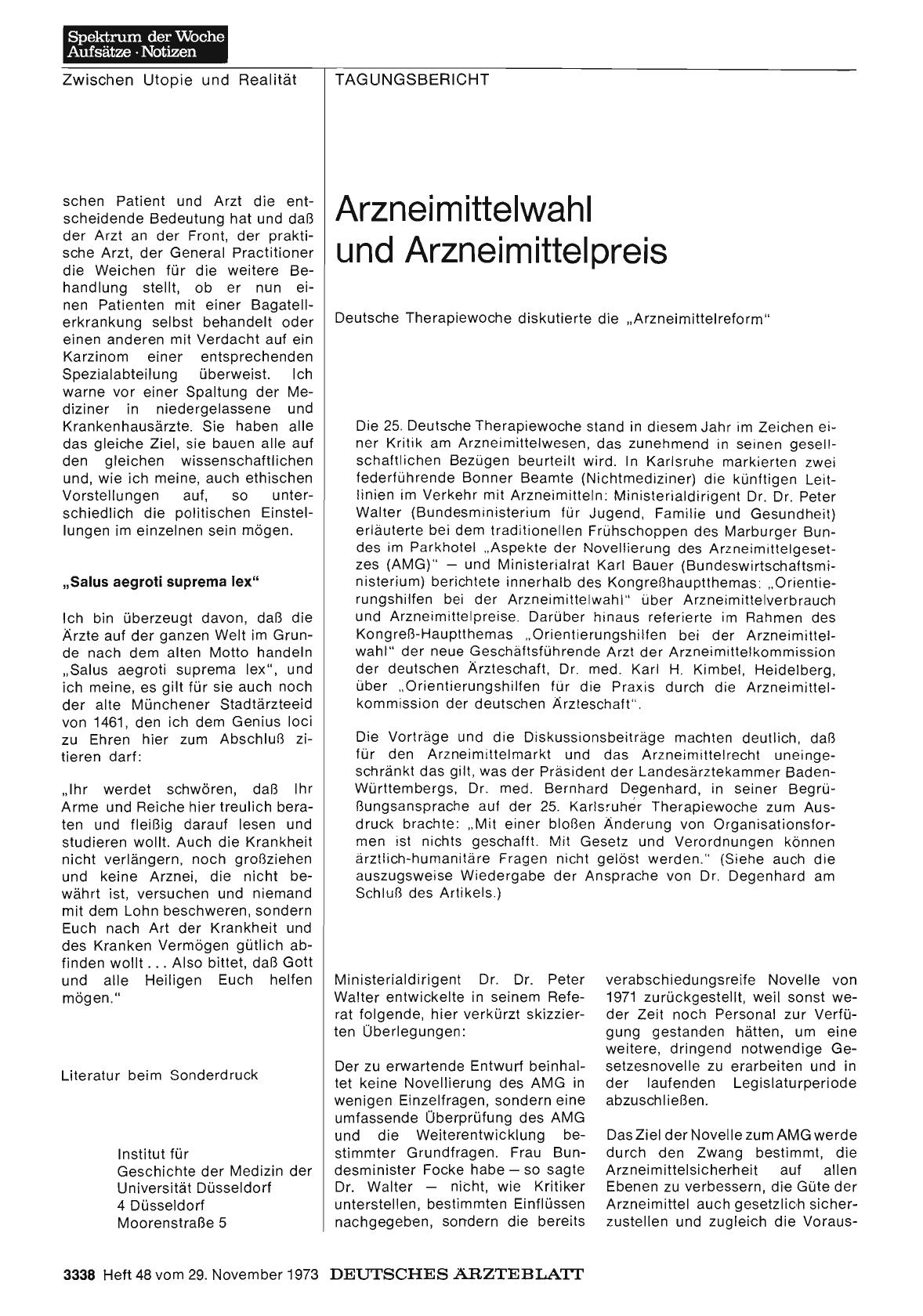 Vorschauseite 1: Arzneimittelwahl und Arzneimittelpreis