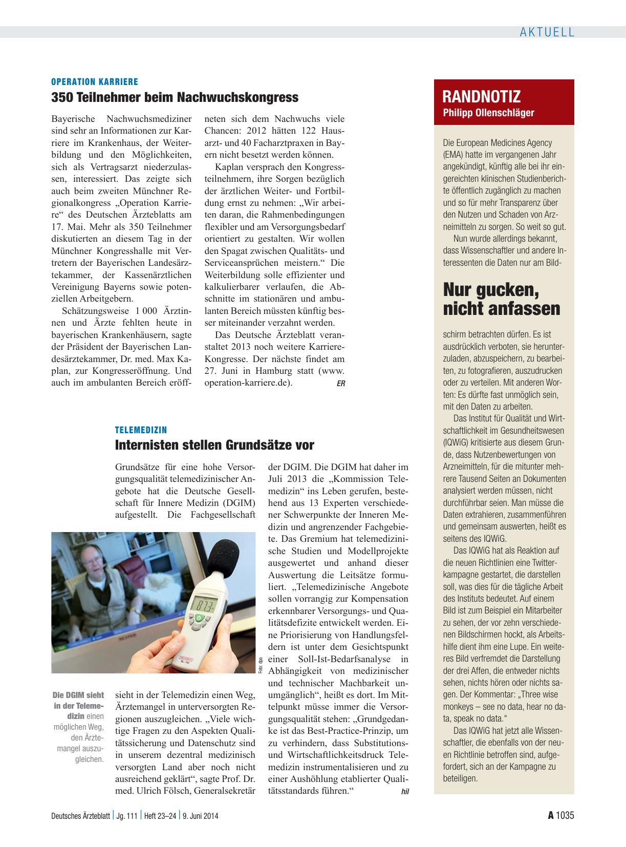 Vorschauseite 1: Randnotiz: Nur gucken, nicht anfassen