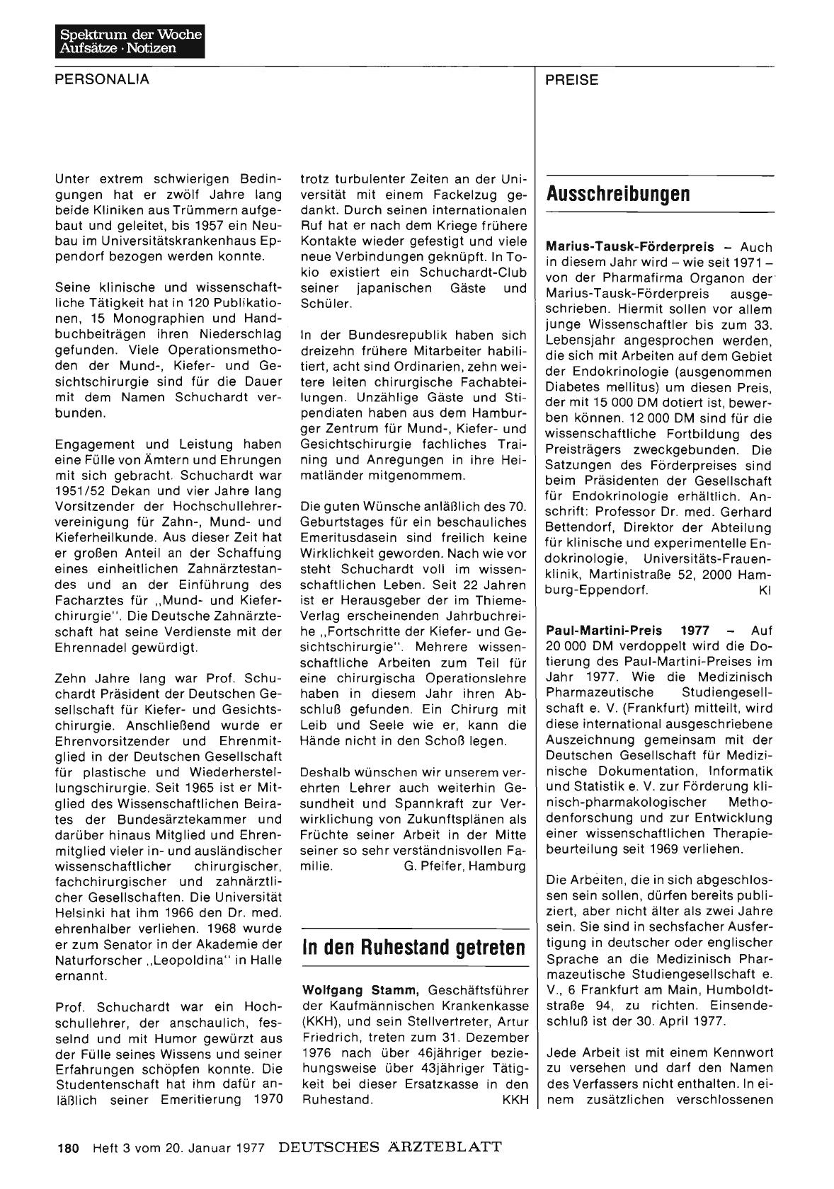 Vorschauseite 1: In den Ruhestand getreten