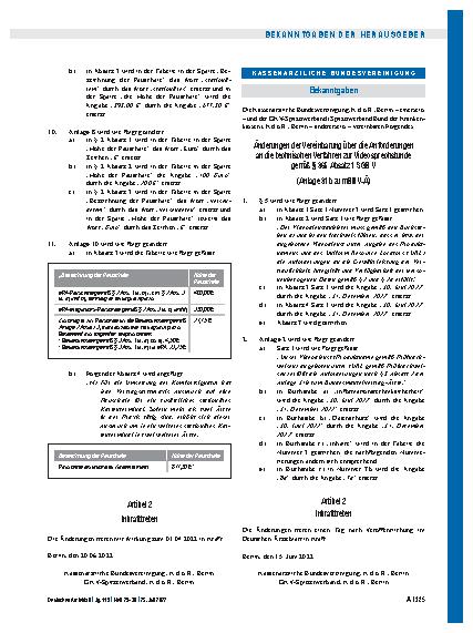 Vorschauseite 1: Änderungen der Vereinbarung über die Anforderungen an die technischen Verfahren zur Videosprechstunde gemäß § 365 Absatz 1 SGB V (Anlage 31b zum BMV-Ä)