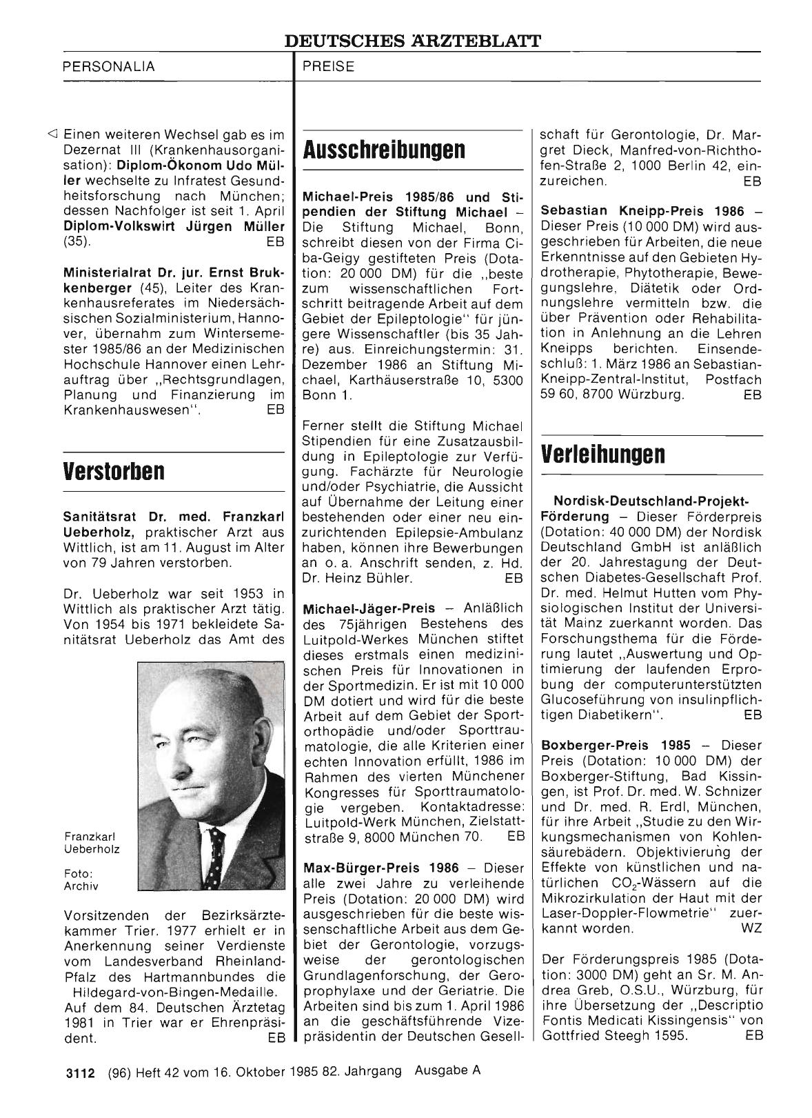 Vorschauseite 1: Verstorben